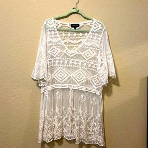 Lane Bryant Lace top/cover up